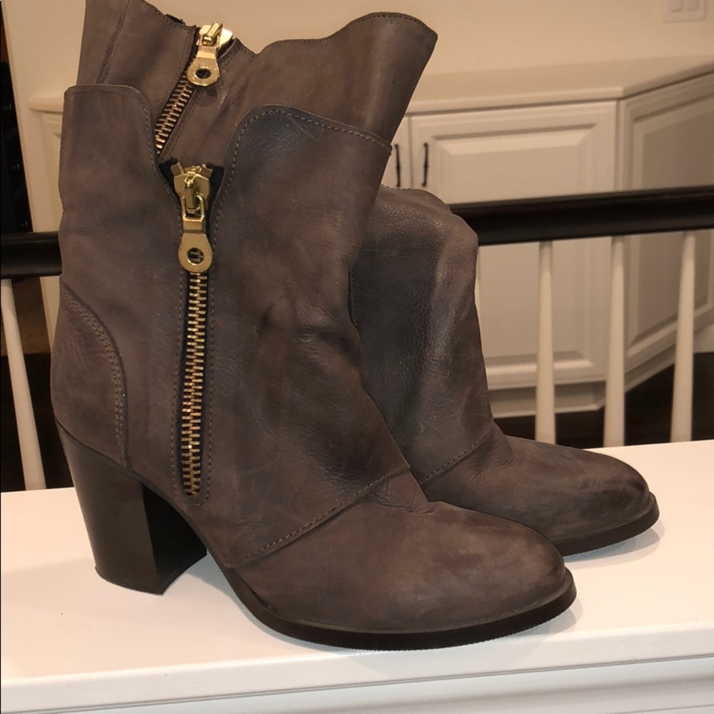 Fabrizio Chini brown leather boot